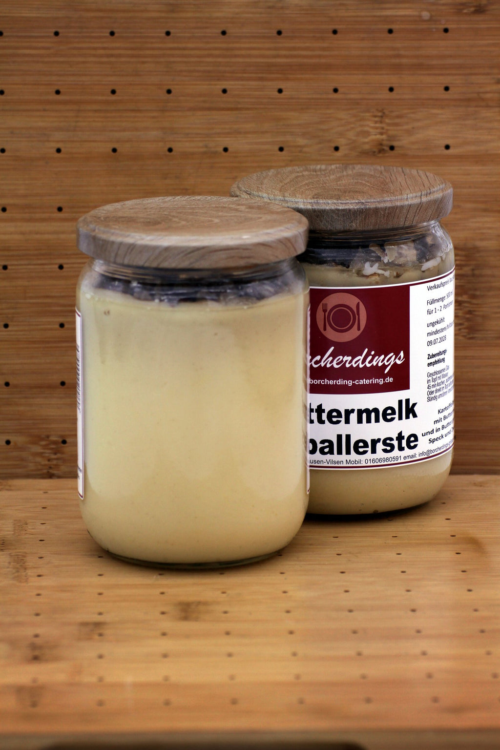 Bottermelk anballerste Buttermilchbrei – 500 ml – Rückseite