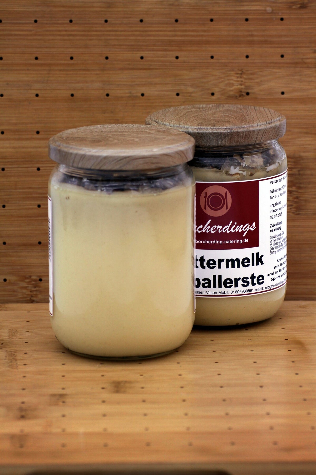 Bottermelk anballerste Buttermilchbrei – 500 ml – Rückseite