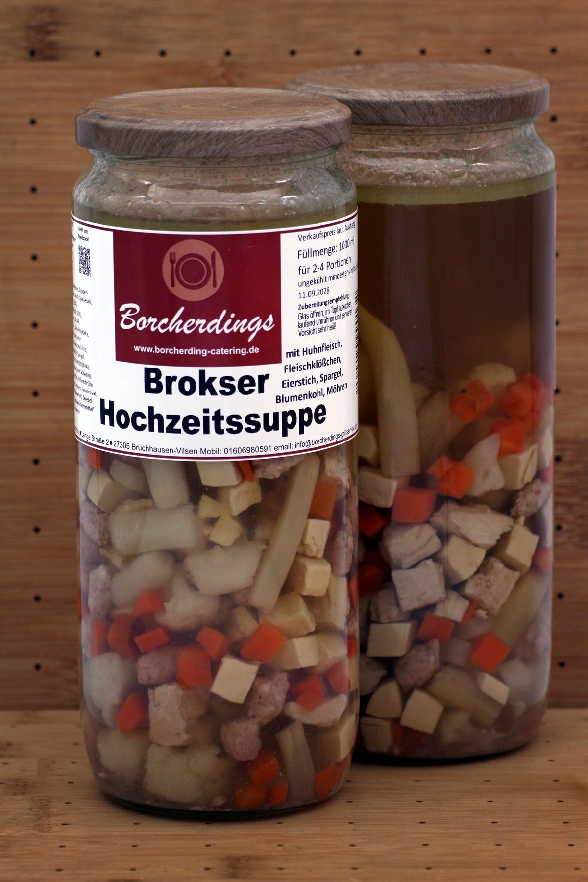 Brokser Hochzeitssuppe – 1000 ml – Vorderseite