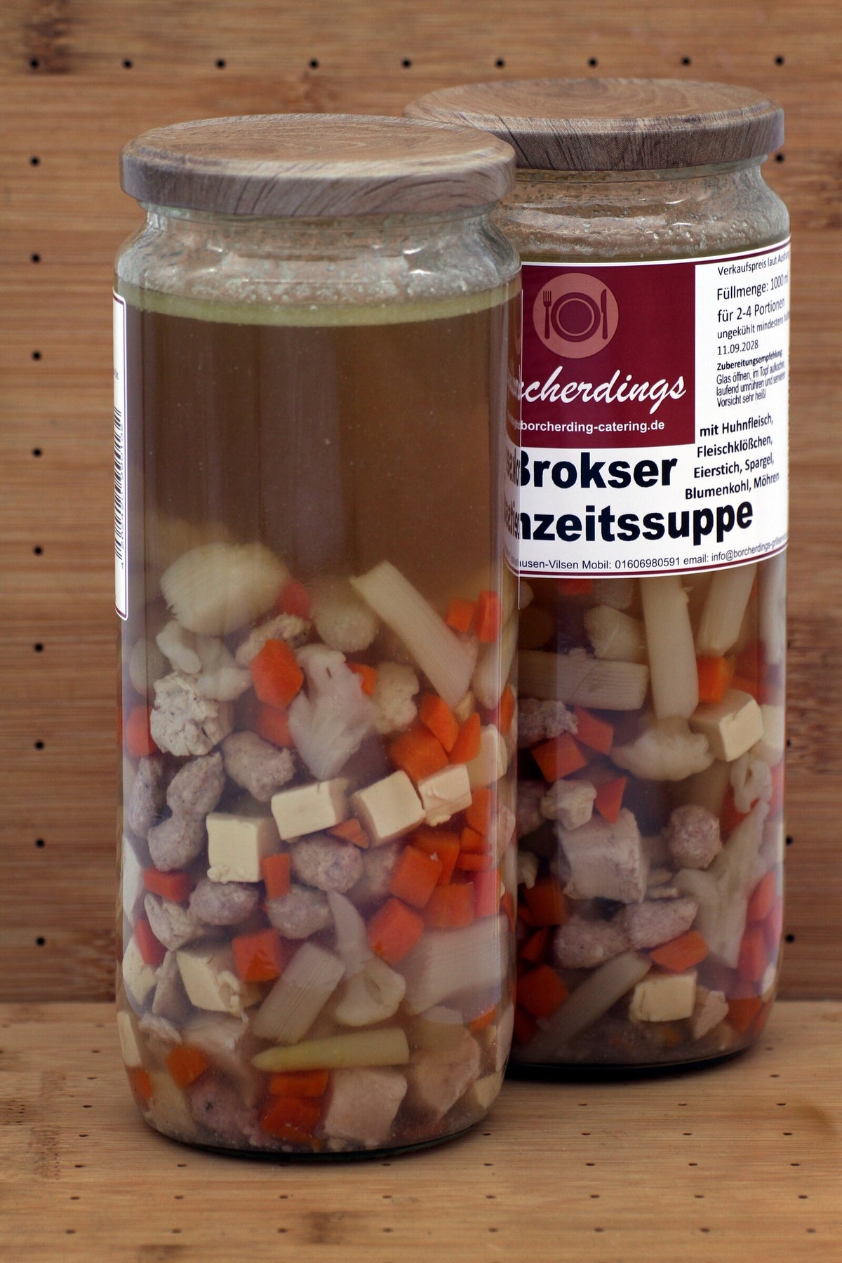 Brokser Hochzeitssuppe – 1000 ml – Rückseite