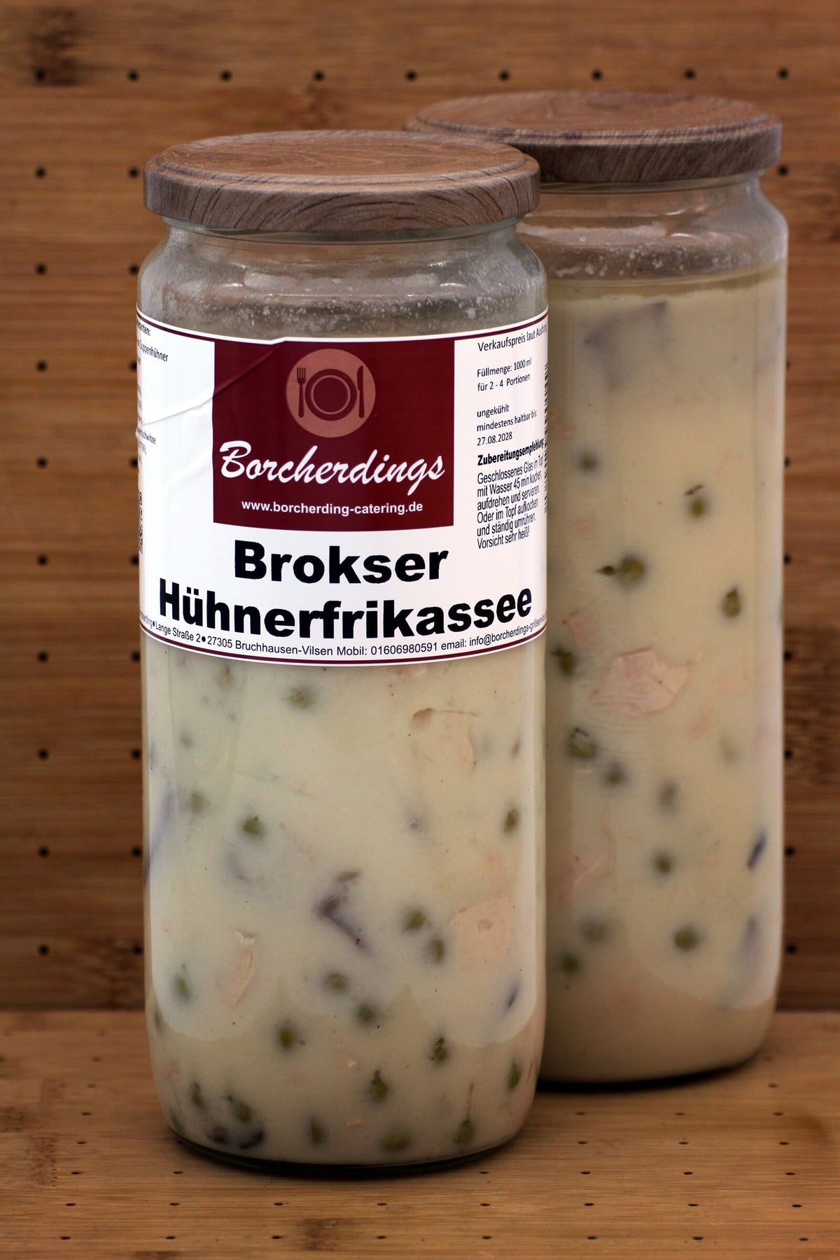 Brokser Hühnerfrikassee – 1000 ml – Vorderseite