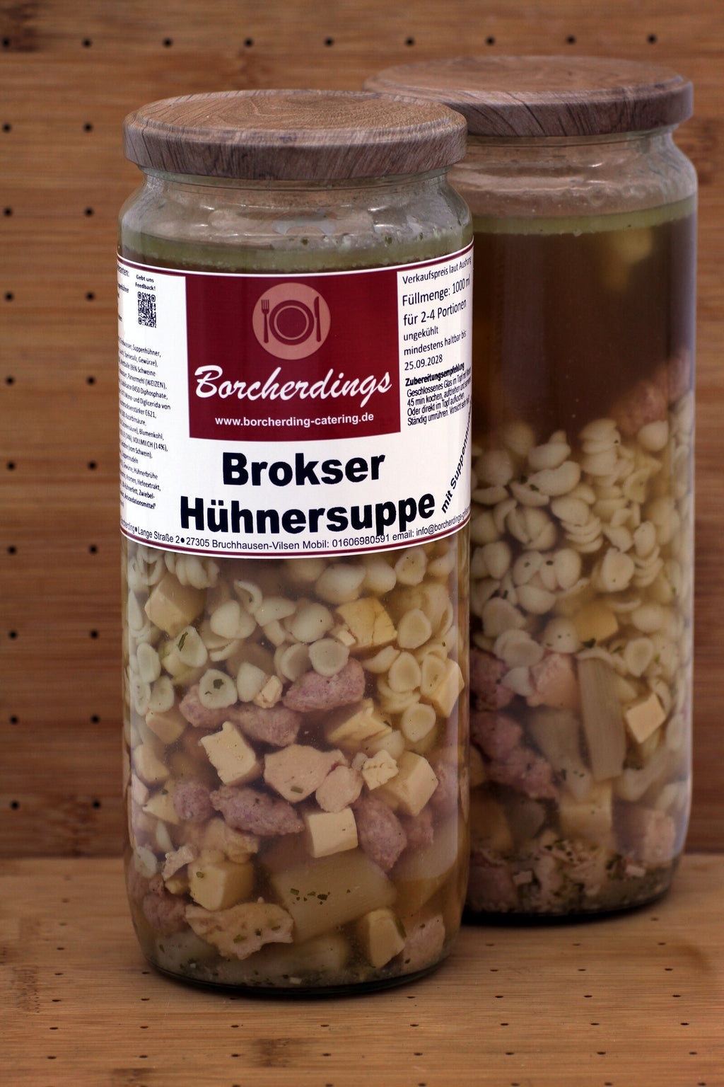 Brokser Hühnersuppe – 1000 ml – Vorderseite