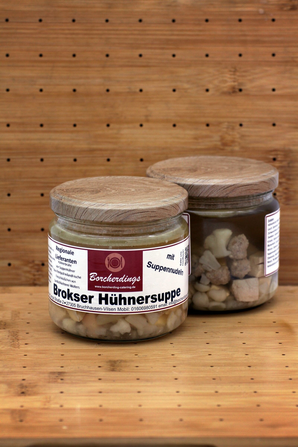 Brokser Hühnersuppe – 300 ml – Vorderseite