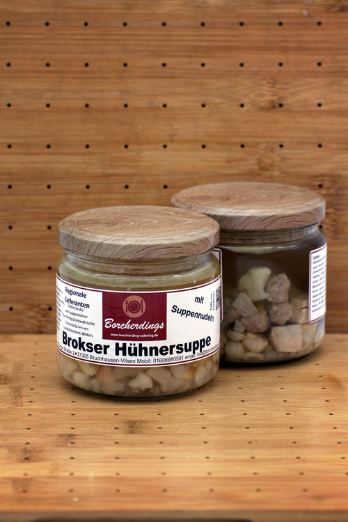 Brokser Hühnersuppe – 300 ml – Vorderseite