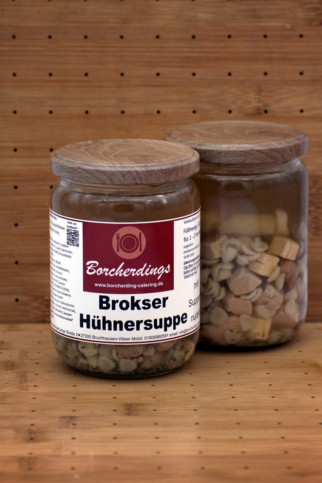 Brokser Hühnersuppe – 500 ml – Vorderseite