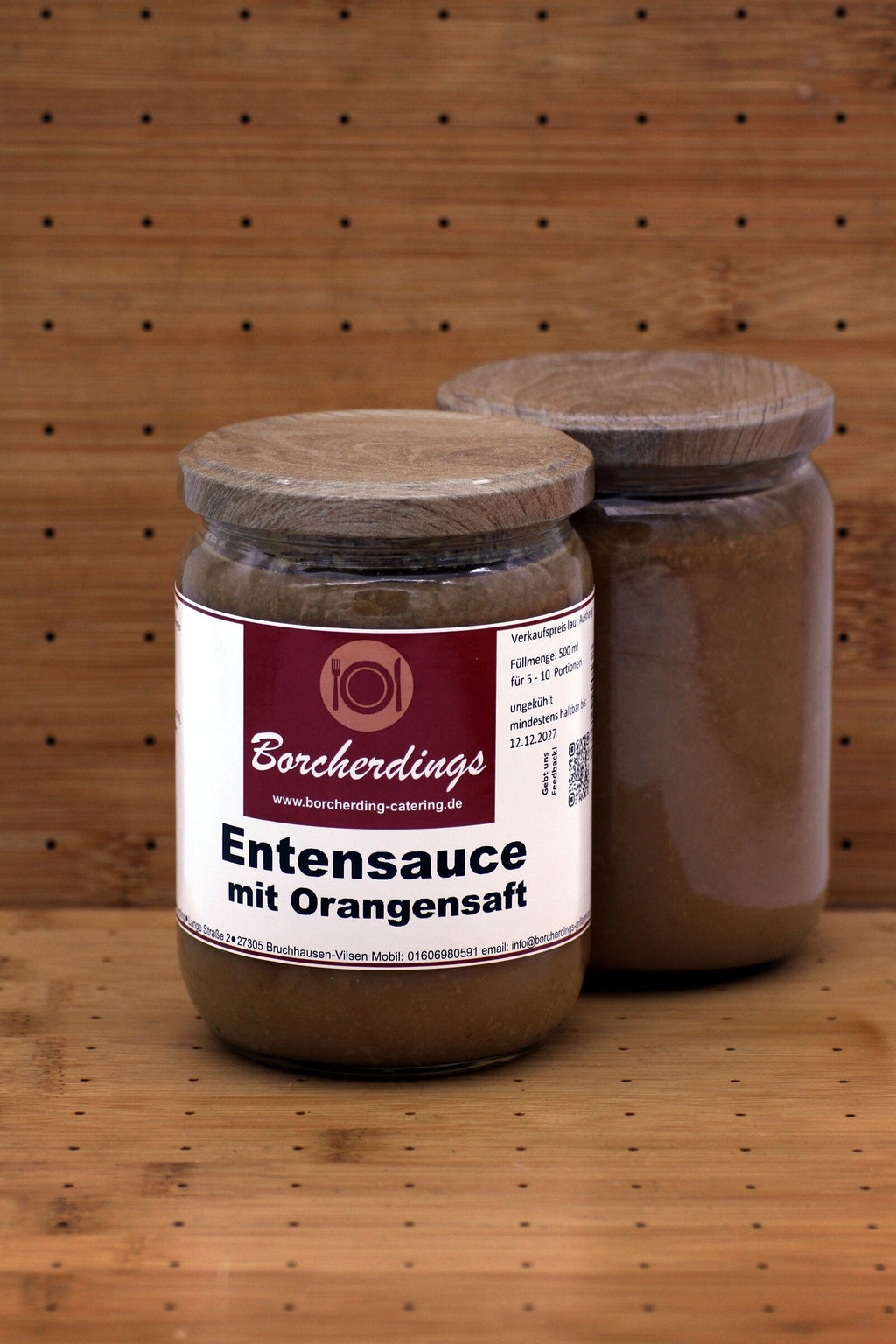 Entensauce mit Orangensaft – 500 ml – Vorderseite