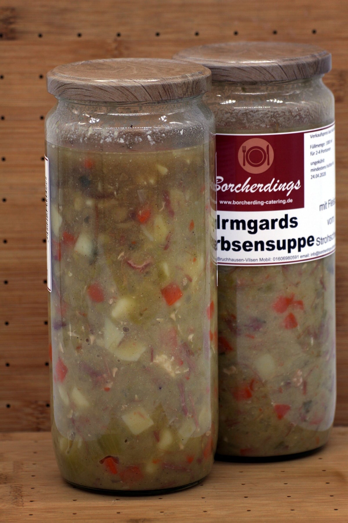Irmgards Erbsensuppe – 1000 ml – Rückseite