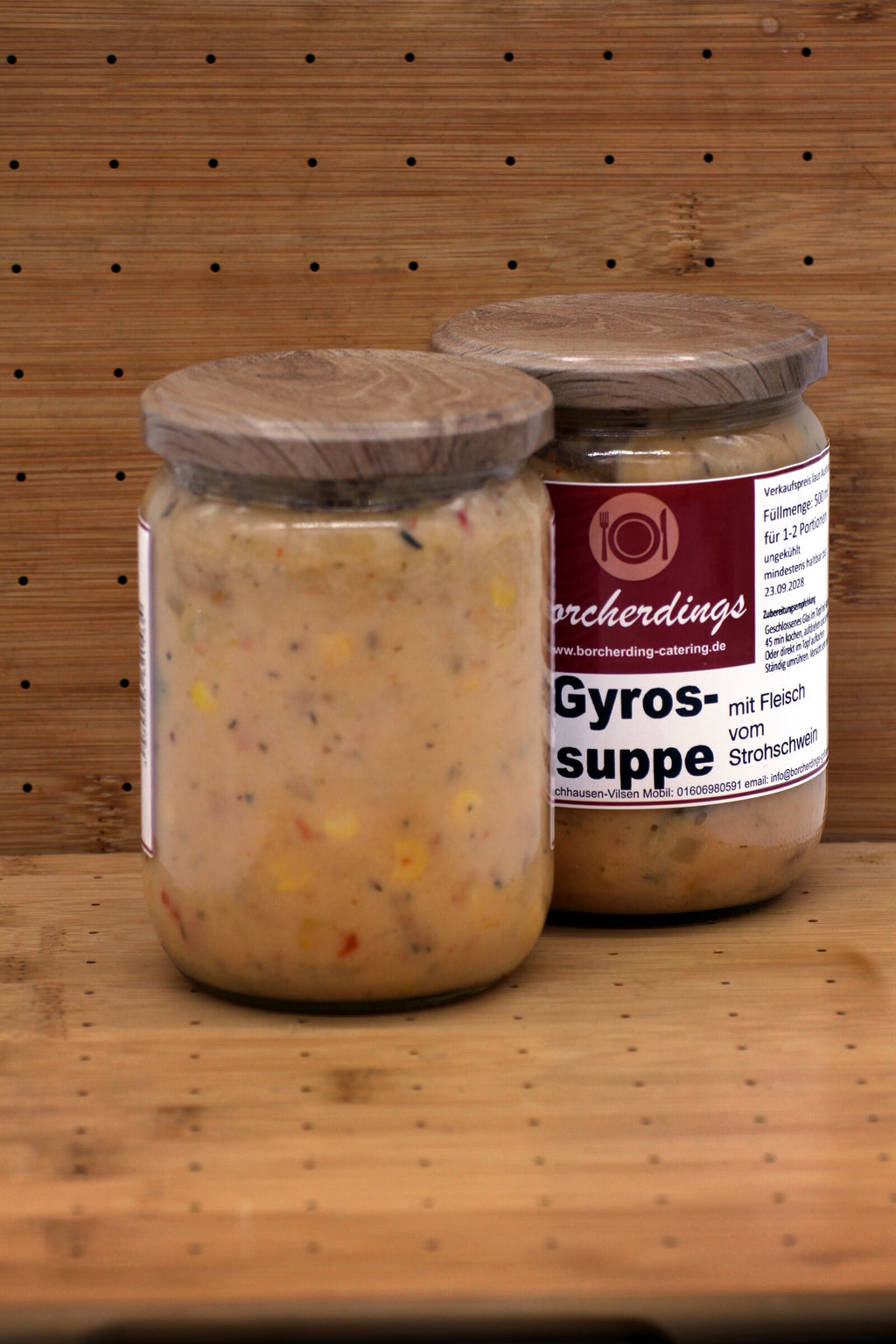 Gyrossuppe – 500 ml – Rückseite