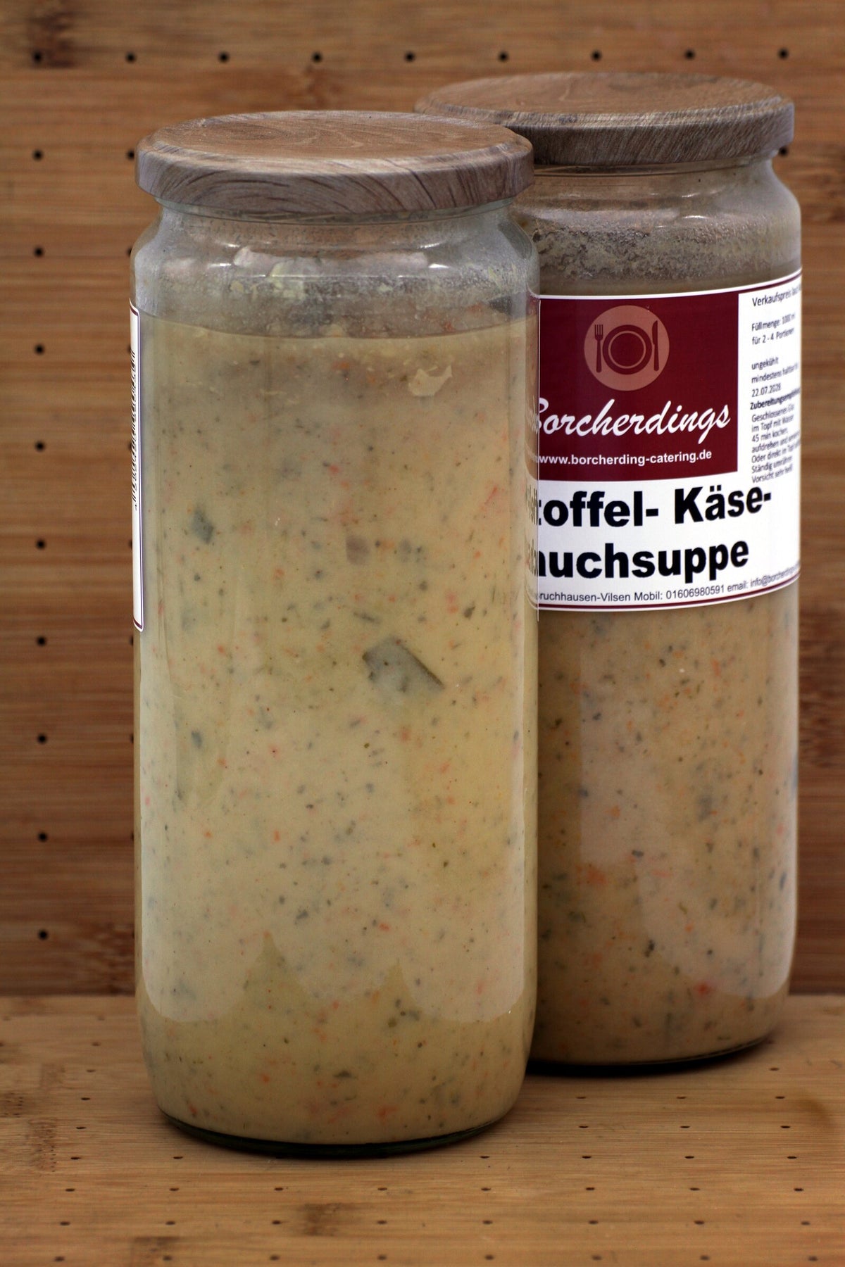 Vegetarische Kartoffel-Käselauchsuppe – 1000 ml – Rückseite