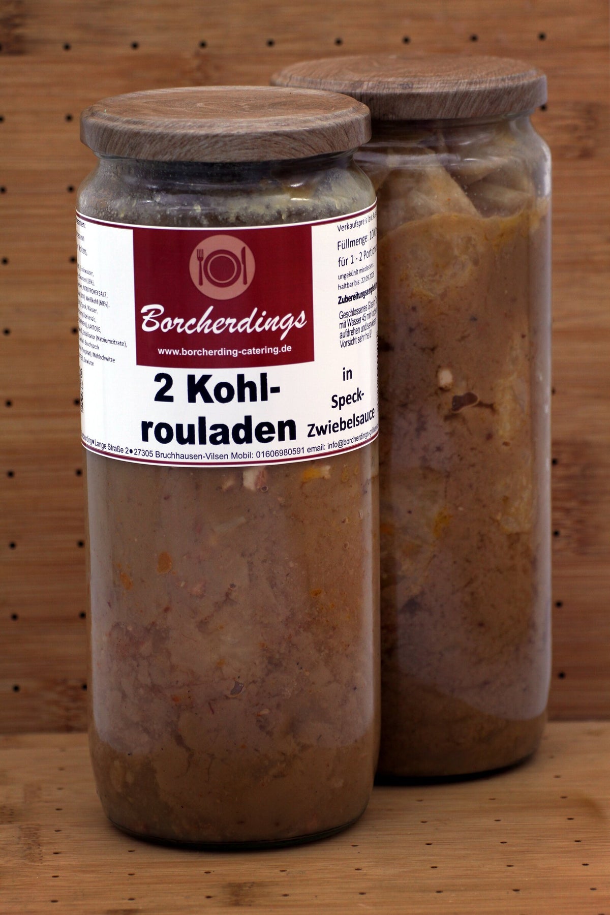 Kohlrouladen in Speck-Zwiebelsauce – 1000 ml – Vorderseite