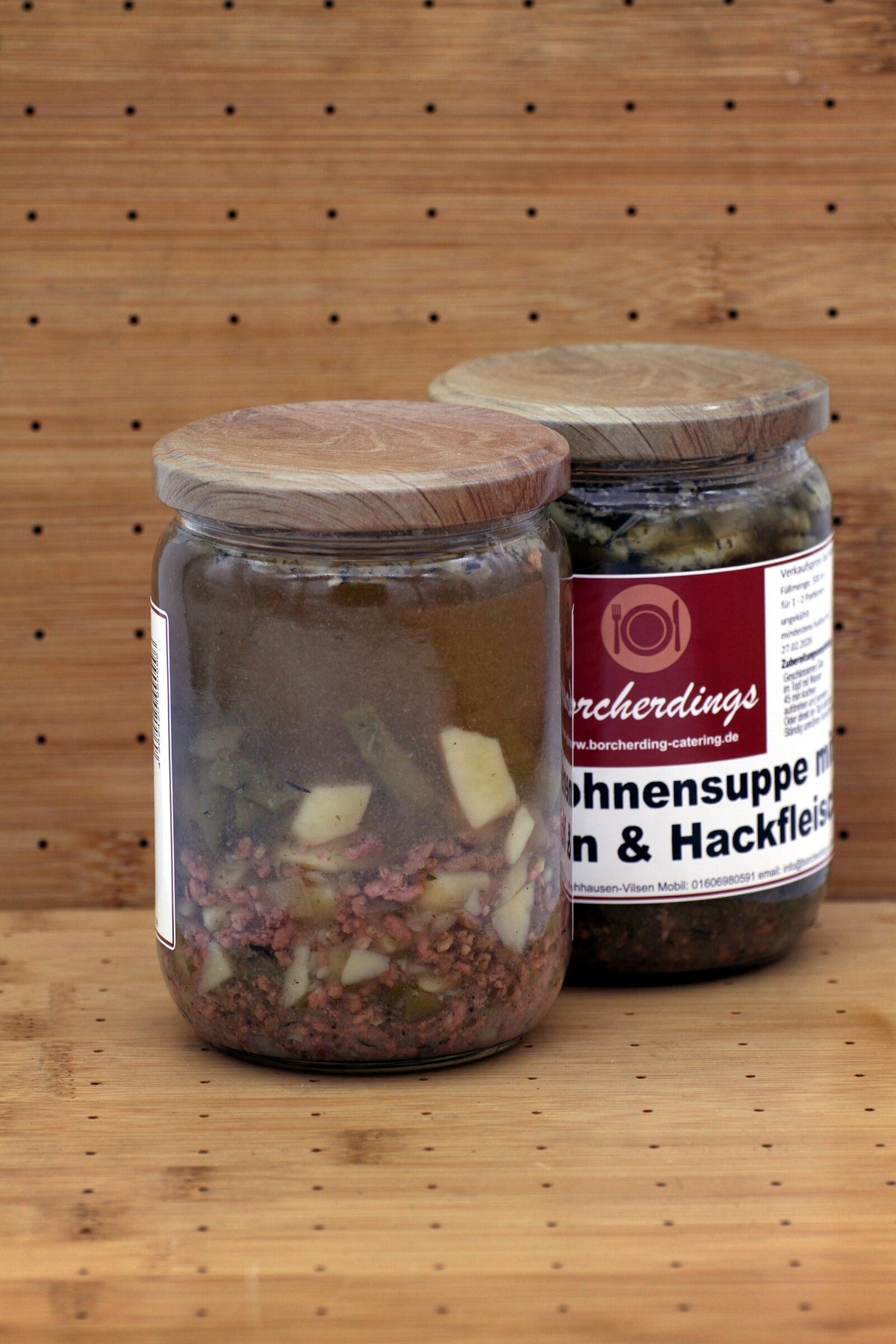 Ralf´s Bohnensuppe mit Kartoffeln & Hackfleisch – 500 ml – Rückseite