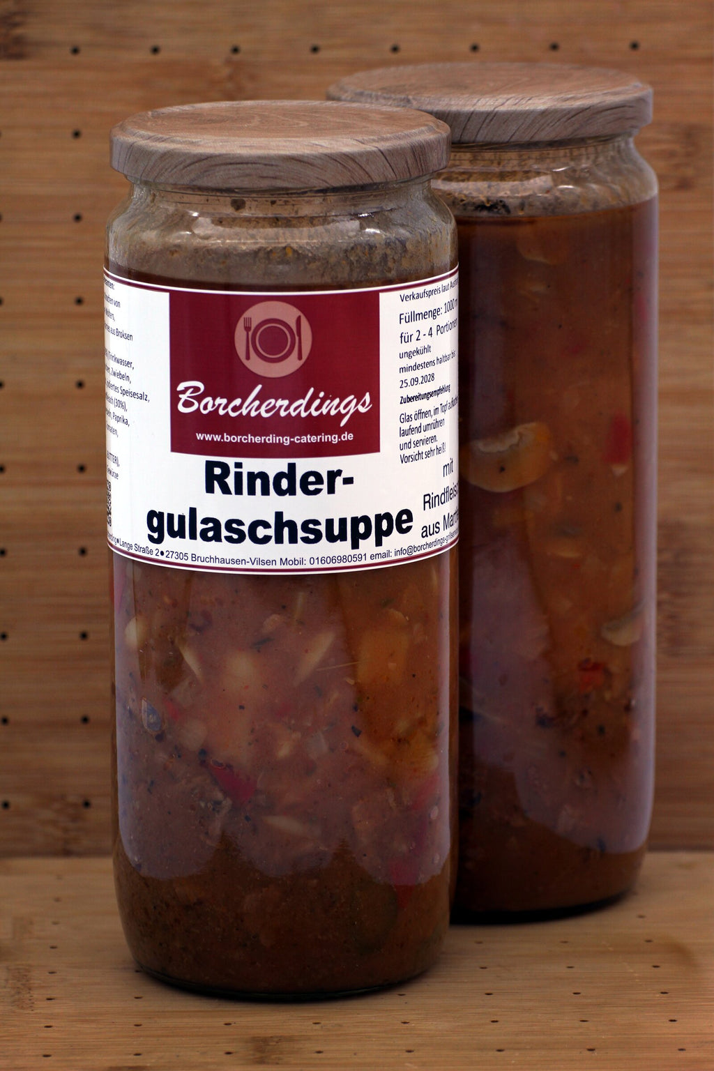 Rindergulaschsuppe – 1000 ml – Vorderseite