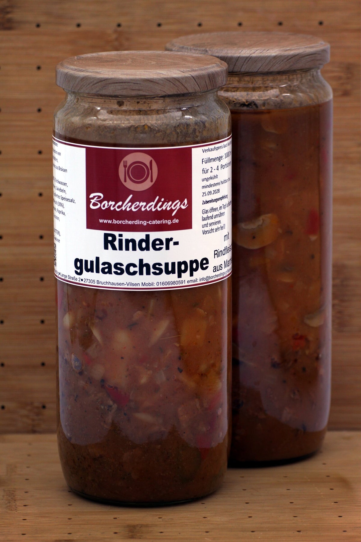 Rindergulaschsuppe – 1000 ml – Vorderseite