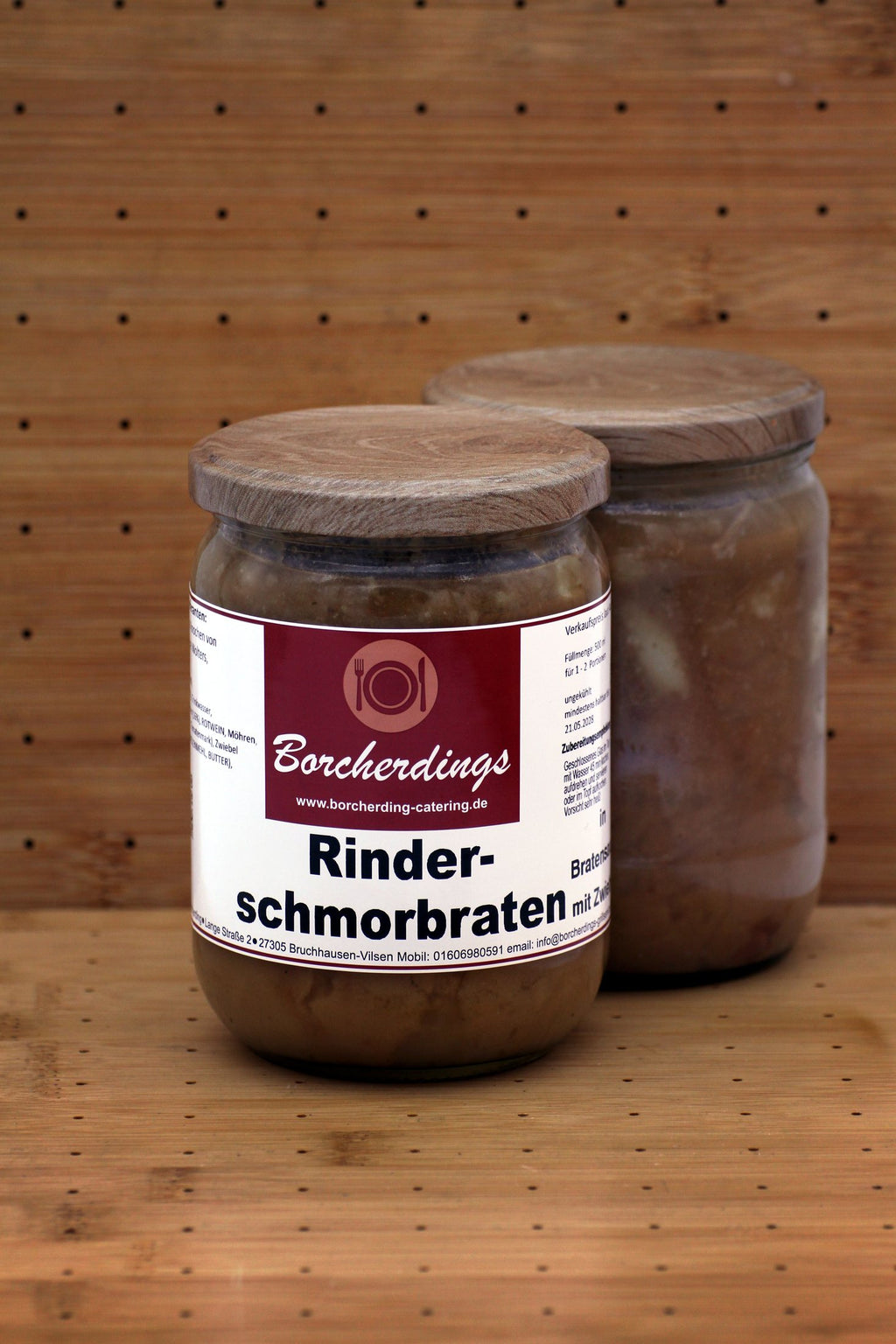 Rinderschmorbraten in Bratensauce – 500 ml – Vorderseite