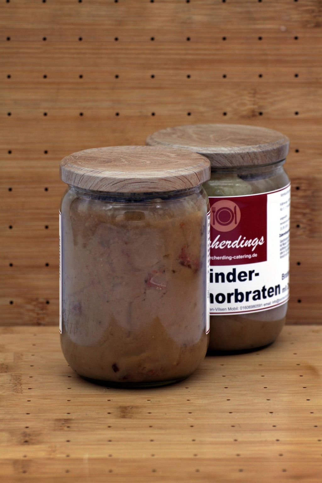 Rinderschmorbraten in Bratensauce – 500 ml – Rückseite