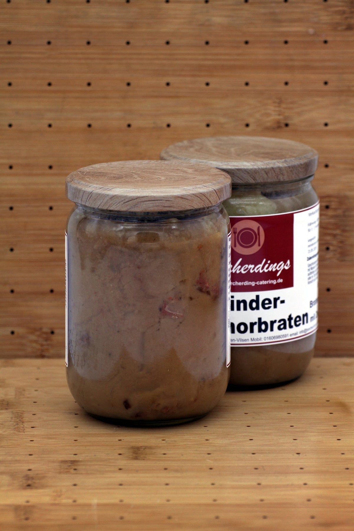 Rinderschmorbraten in Bratensauce – 500 ml – Rückseite