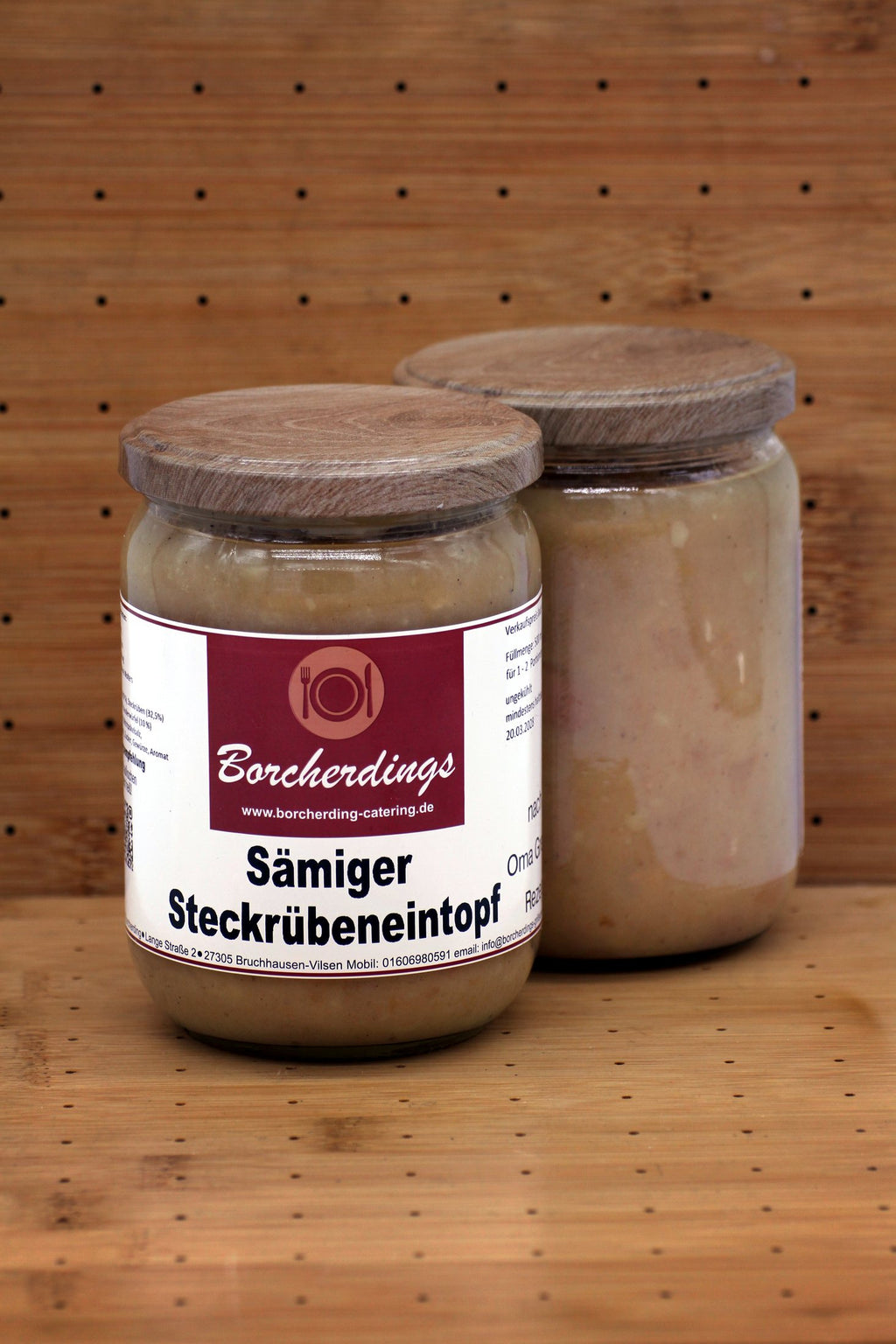 Sämiger Steckrübeneintopf mit Kasselerwürfel – 500 ml – Vorderseite